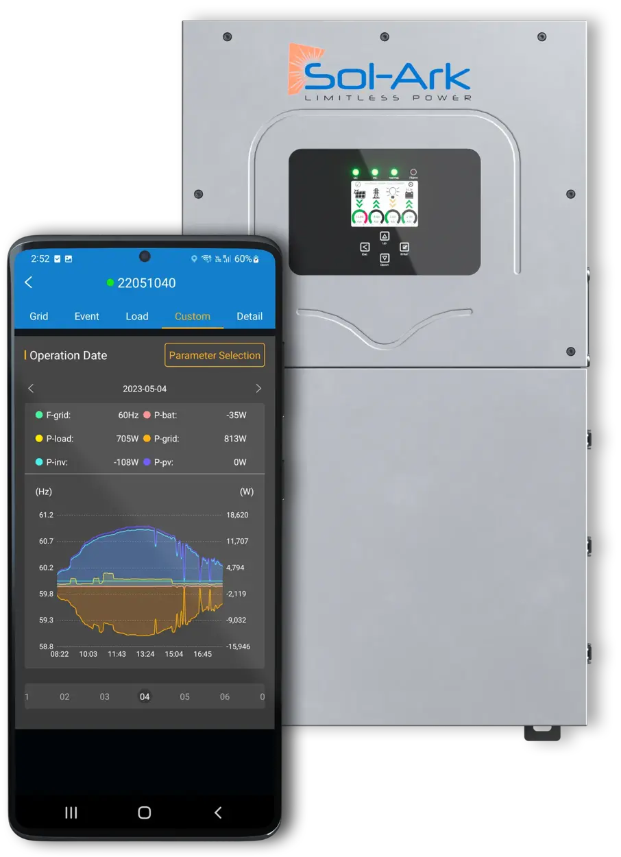 Sol-Ark Whole Home 15K-2P Hybrid Inverter